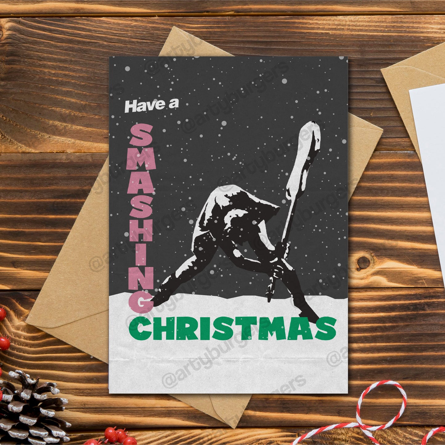 Smashing Christmas | The Clash Christmas card