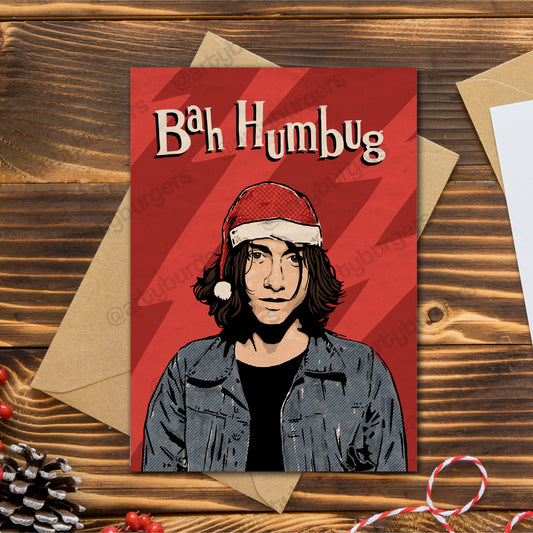 Bah Humbug Alex Turner Christmas card