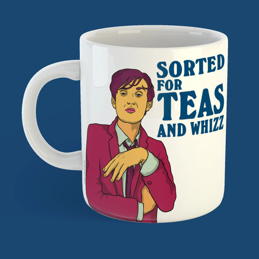 Pulp / Jarvis Cocker - Sorted for Teas and Whizz ceramic mug