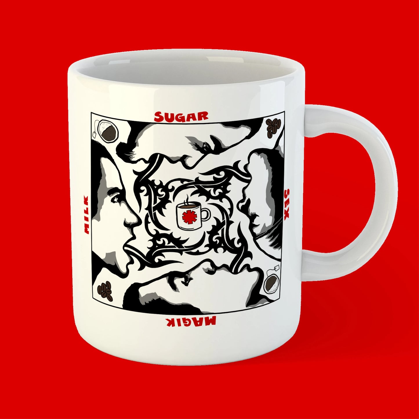 Red Hot Chili Peppers - Milk Sugar Sex Magik ceramic mug