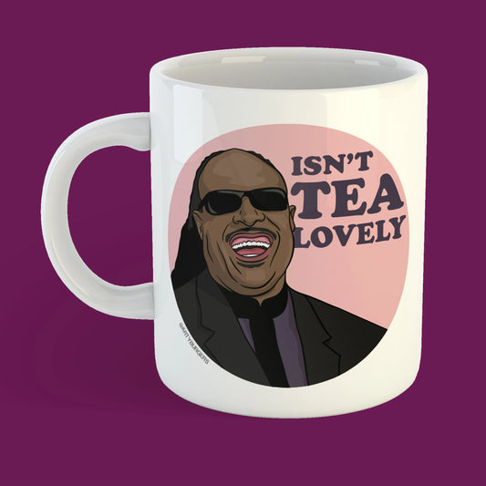 Stevie Wonder - Isn't Tea Lovely ceramic mug